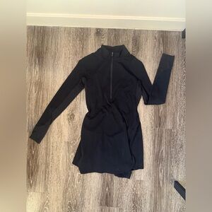 Lululemon Nulux Long Sleeved Tennis Dress Zip